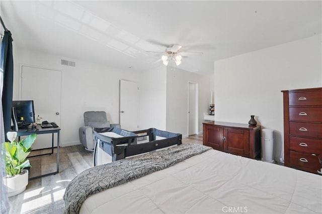 13722 Cerise Ave, Hawthorne, CA 90250 - bedroom featuring wood finished floors and ceiling fan