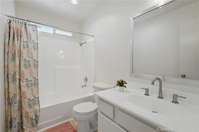 13722 Cerise Ave, Hawthorne, CA 90250 - bathroom featuring toilet, shower / bath combo, and vanity