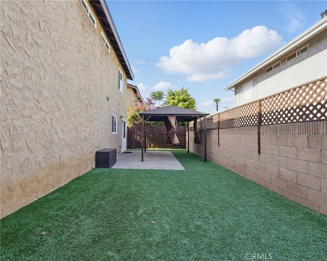 13722 Cerise Ave, Hawthorne, CA 90250 - view of yard with a gazebo and a patio