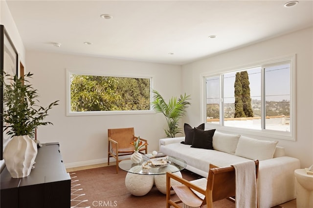 479 Crane Blvd, Los Angeles, CA 90065 - living area with baseboards and recessed lighting