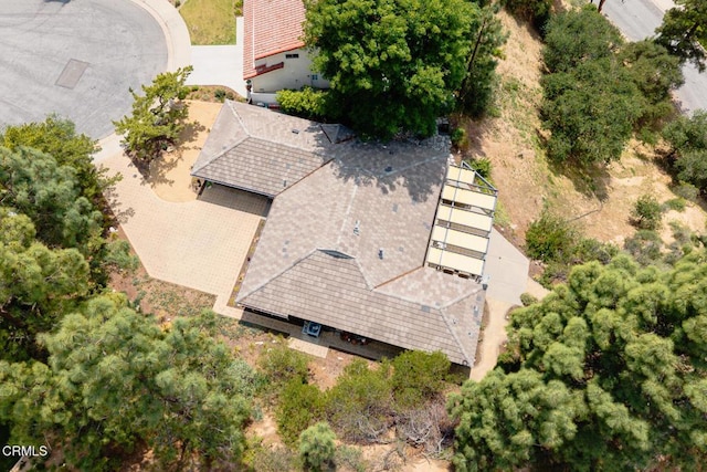 view of subject property