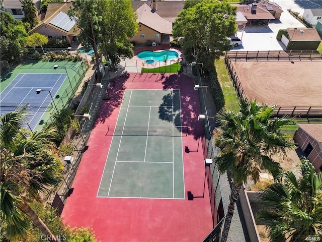 22329 Plummer St, Chatsworth, CA 91311 - aerial view of a pool