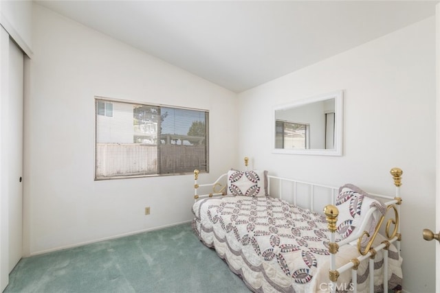 30872 Kiowa River Ct, Temecula, CA 92591 - bedroom featuring carpet flooring and vaulted ceiling