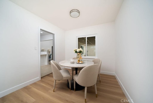13282-13280 Nevada St, Westminster, CA 92683 - dining area featuring light wood-style flooring and baseboards