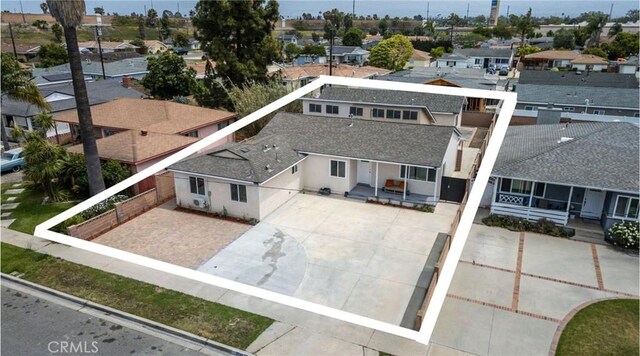 13282-13280 Nevada St, Westminster, CA 92683 - aerial perspective of suburban area