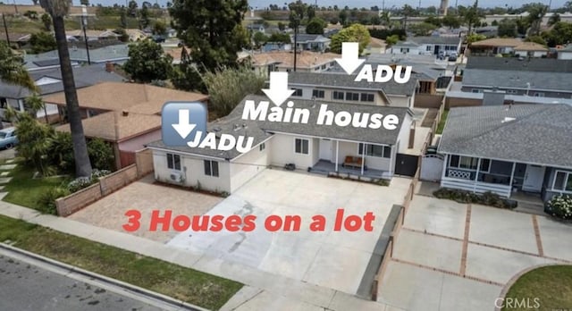 13282-13280 Nevada St, Westminster, CA 92683 - aerial view of residential area