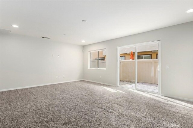 26703 Lexington Ln, Saugus, CA 91350 - spare room with recessed lighting, carpet, and baseboards