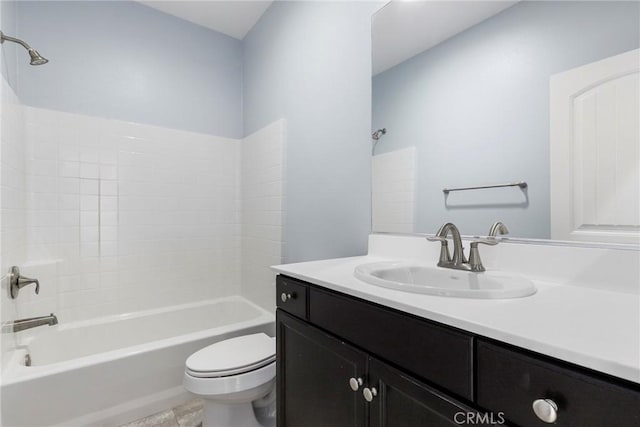 26703 Lexington Ln, Saugus, CA 91350 - full bath featuring toilet, shower / tub combination, and vanity