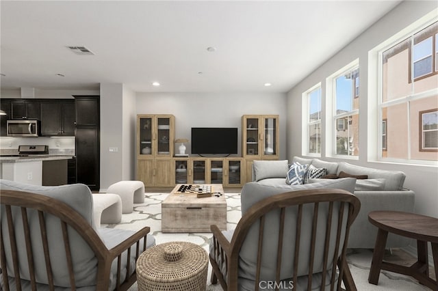 26703 Lexington Ln, Saugus, CA 91350 - living room featuring recessed lighting