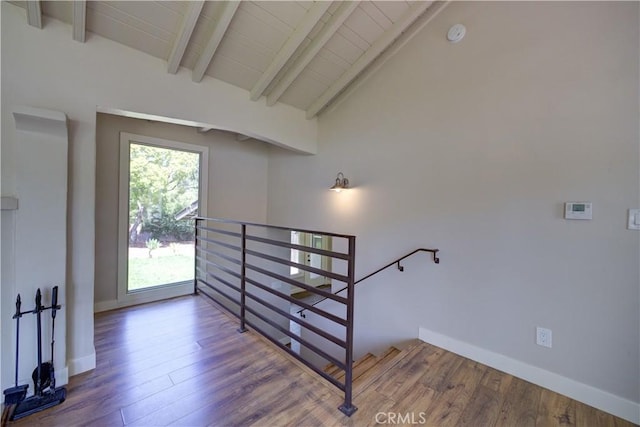 810 Meinecke Ave, San Luis Obispo, CA 93405 - stairway with wood finished floors and baseboards
