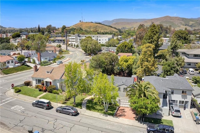 810 Meinecke Ave, San Luis Obispo, CA 93405 - aerial view of residential area featuring a mountainous background