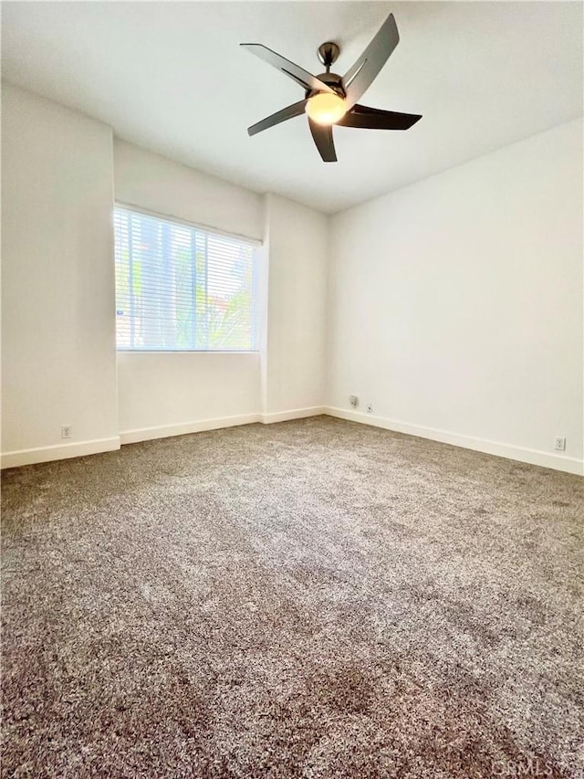4462 Fallsbrae Rd, Fallbrook, CA 92028 - empty room featuring carpet flooring, a ceiling fan, and baseboards