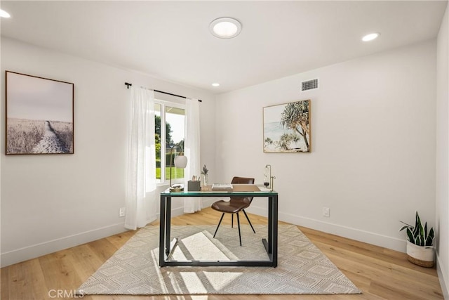 5662 Trail View Pl, Yorba Linda, CA 92886 - office space with light wood-style flooring and recessed lighting