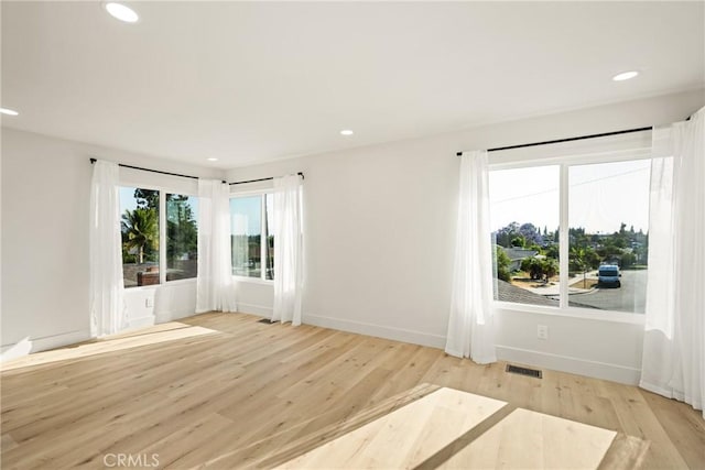 5662 Trail View Pl, Yorba Linda, CA 92886 - unfurnished room with wood finished floors, recessed lighting, and baseboards