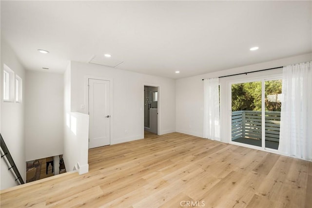 5662 Trail View Pl, Yorba Linda, CA 92886 - unfurnished room featuring recessed lighting, wood finished floors, and baseboards