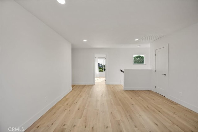 5662 Trail View Pl, Yorba Linda, CA 92886 - spare room with light wood finished floors, recessed lighting, and baseboards
