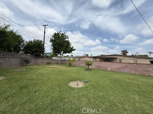 view of yard