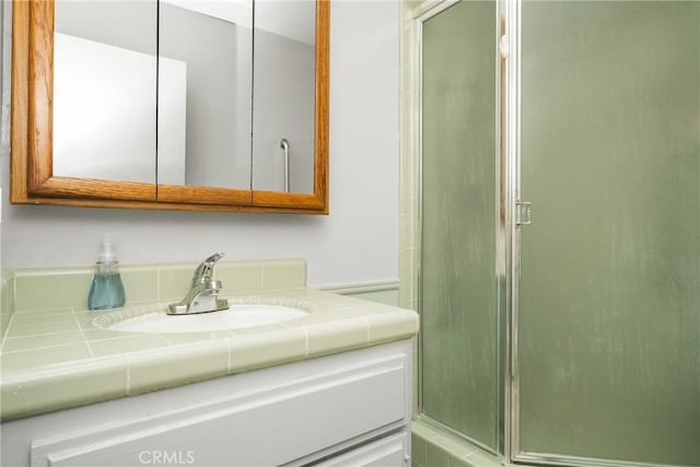 1403 W Westmont Dr, Anaheim, CA 92801 - full bathroom with a stall shower and vanity