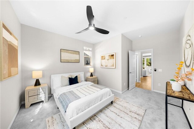 10 Veraz Rd, Rancho Mission Viejo, CA 92694 - bedroom with carpet flooring, baseboards, and ceiling fan
