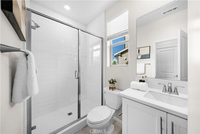 10 Veraz Rd, Rancho Mission Viejo, CA 92694 - bathroom with a shower stall, toilet, and vanity