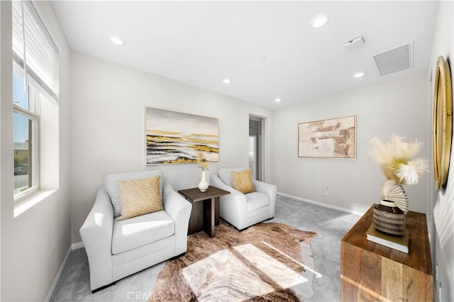 10 Veraz Rd, Rancho Mission Viejo, CA 92694 - sitting room with carpet flooring, baseboards, and recessed lighting
