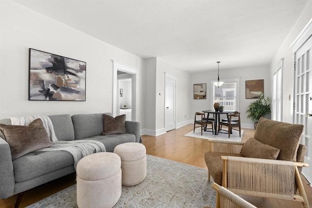 3536 Park Villa, San Diego, CA 92104 - living room with wood finished floors and baseboards