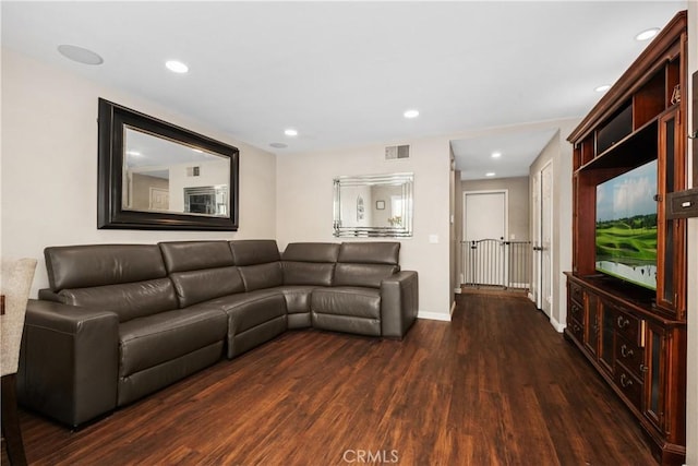 9 Northgrove Unit 11, Irvine, CA 92604 - living room featuring wood finished floors, recessed lighting, and baseboards