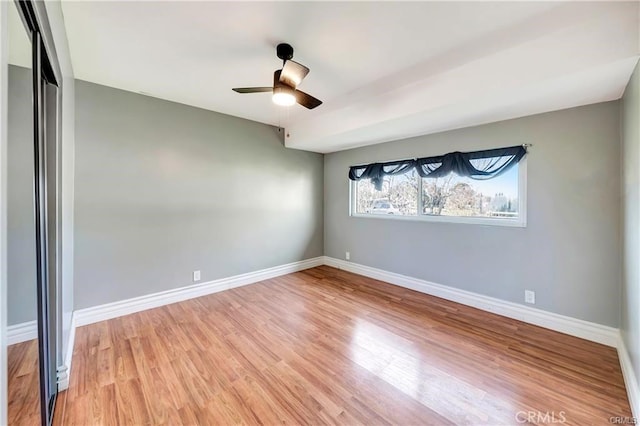 5306 W W Ave M4, Lancaster, CA 93536 - unfurnished room with wood finished floors and ceiling fan