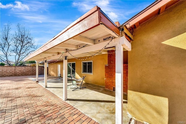 5306 W W Ave M4, Lancaster, CA 93536 - view of patio with fence