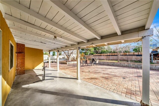 5306 W W Ave M4, Lancaster, CA 93536 - view of patio / terrace featuring fence