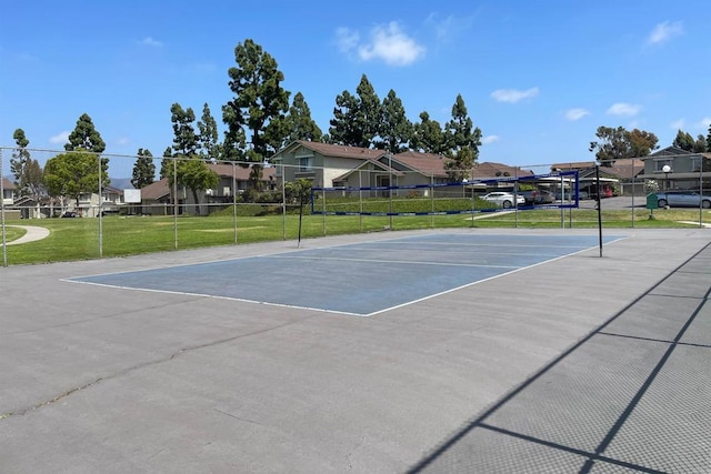 6860 Panamint Row Unit 2, San Diego, CA 92139 - view of tennis court featuring a residential view and community basketball court