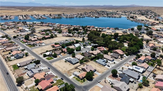 14889 Hartford Ln, Helendale, CA 92342 - aerial view of property and surrounding area featuring a water and mountain view and nearby suburban area