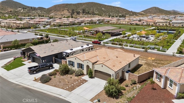 27083 Comrade Cir, Menifee, CA 92585 - aerial perspective of suburban area with a mountain backdrop