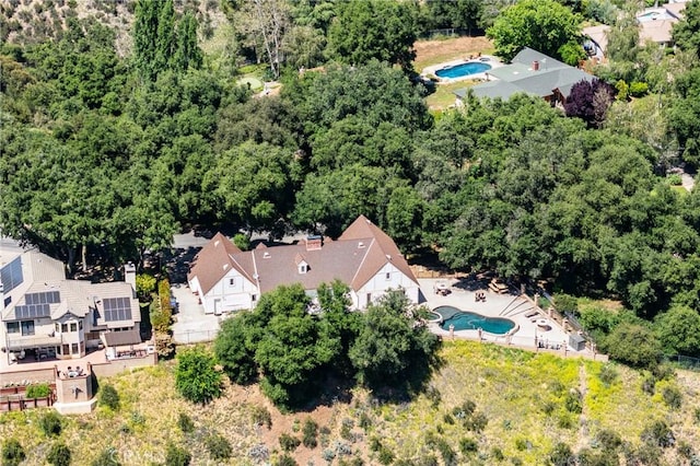 37095 Oak View Rd, Yucaipa, CA 92399 - aerial view of residential area with a pool