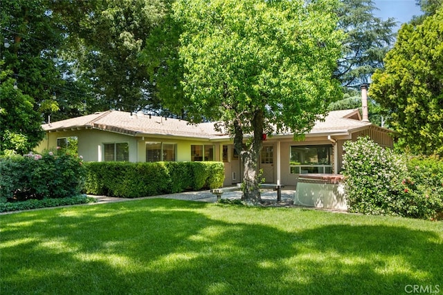 5375 Nord Hwy, Chico, CA 95973 - view of front of property with a front lawn and stucco siding