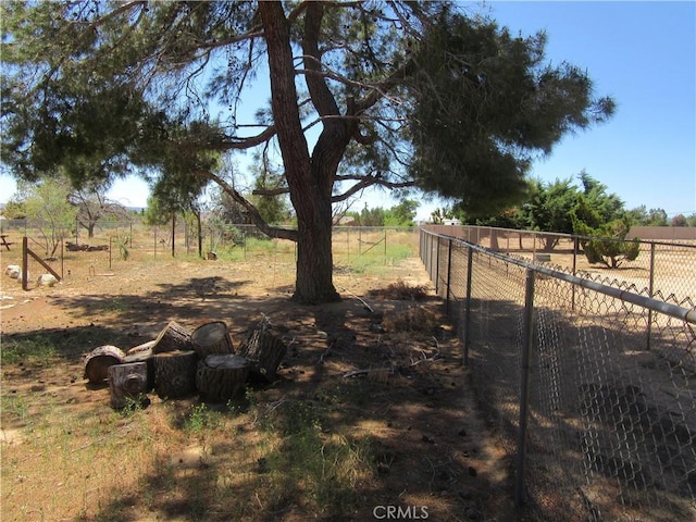 14951 Cactus St, Hesperia, CA 92345 - view of yard featuring fence and a view of rural / pastoral area