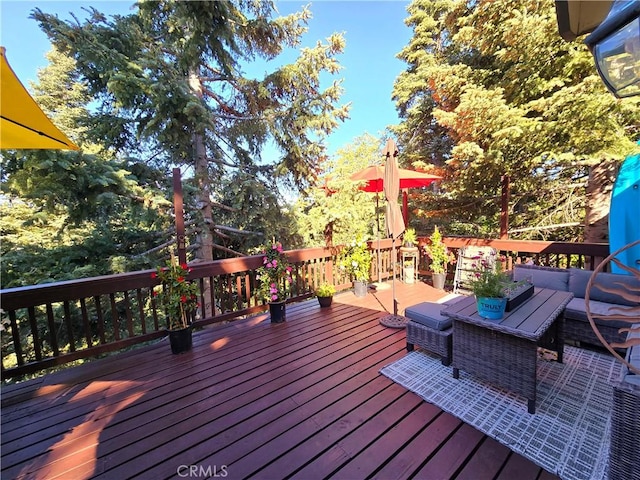 678 Buckingham Sq, Lake Arrowhead, CA 92352 - view of deck