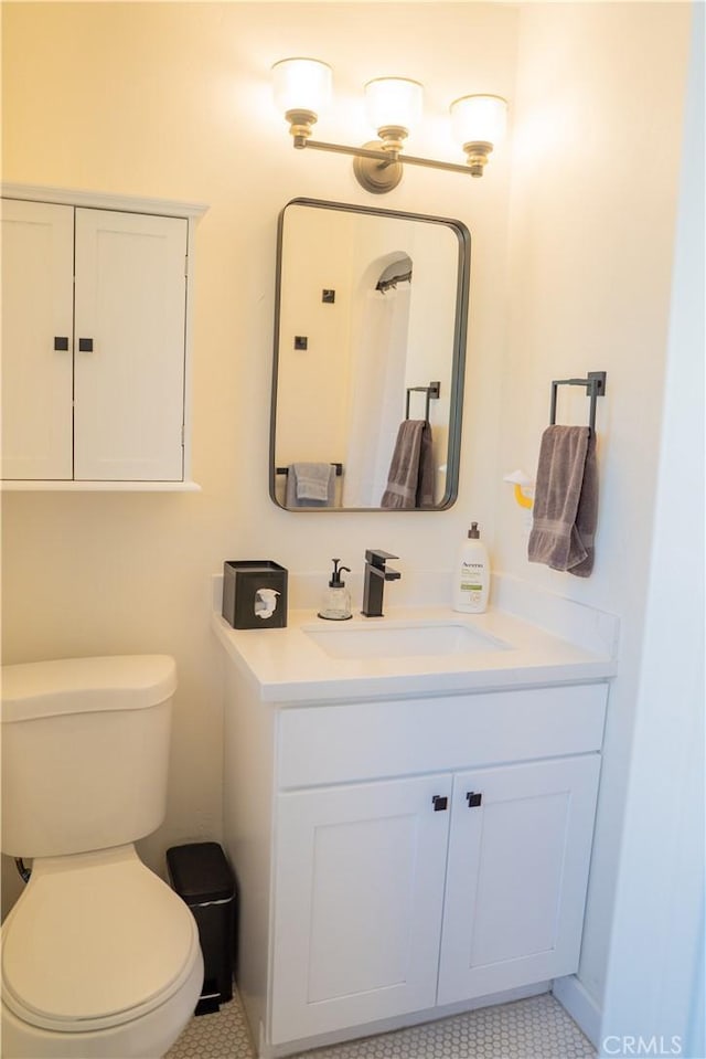 895 W 23rd St, Upland, CA 91784 - bathroom featuring toilet and vanity