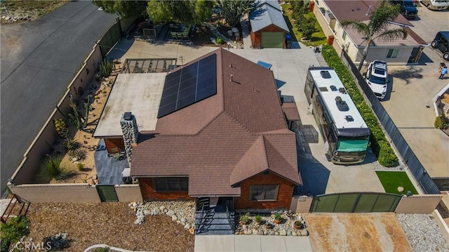 895 W 23rd St, Upland, CA 91784 - view from above of property