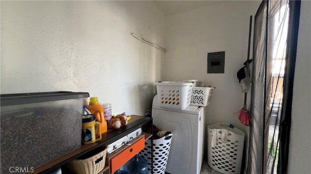 view of laundry room