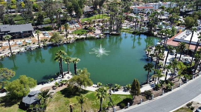 28691 Via Las Flores Unit 326, Murrieta, CA 92563 - aerial overview of property's location featuring a nearby body of water
