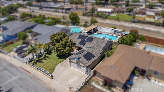 2271 Kellogg Park Dr, Pomona, CA 91768 - aerial view of a pool