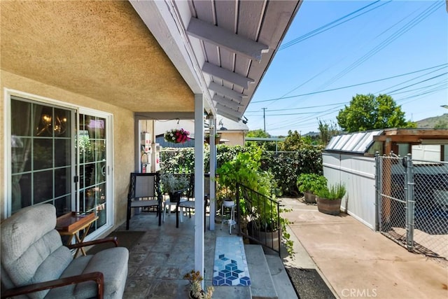 2271 Kellogg Park Dr, Pomona, CA 91768 - view of patio / terrace featuring fence
