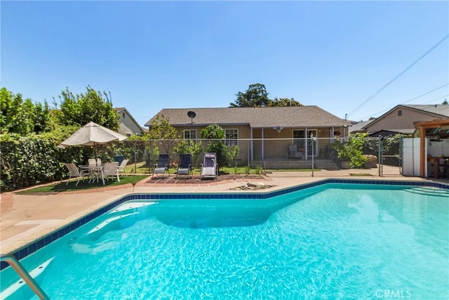 2271 Kellogg Park Dr, Pomona, CA 91768 - view of pool with a patio and fence