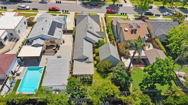1511 Coolidge Ave, Pasadena, CA 91104 - aerial view of residential area with a pool area