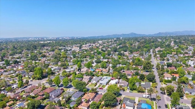 1511 Coolidge Ave, Pasadena, CA 91104 - aerial view of property's location with a mountainous background