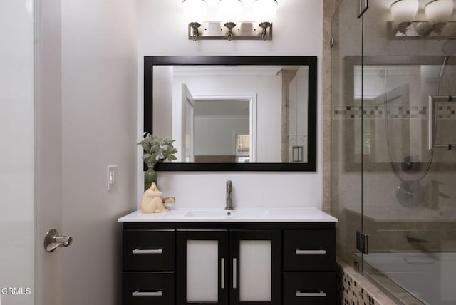 1325 Rexford Ave, Pasadena, CA 91107 - bathroom featuring vanity and tiled shower / bath combo
