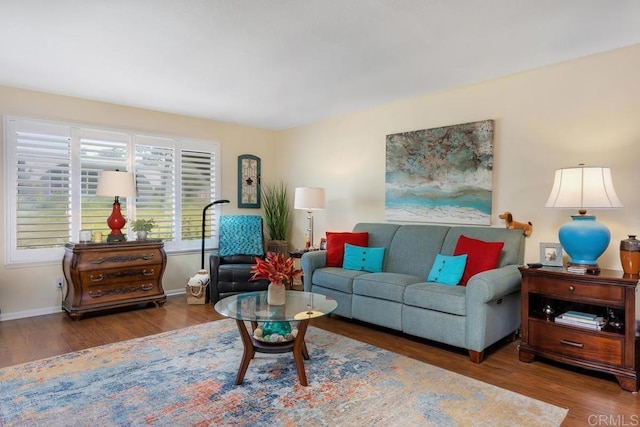 3552 Bartlett Ave, Oceanside, CA 92057 - living room with wood finished floors and baseboards