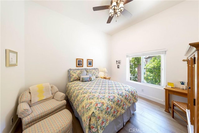 28107 Caldaro, Laguna Niguel, CA 92677 - bedroom featuring wood finished floors, baseboards, and a ceiling fan