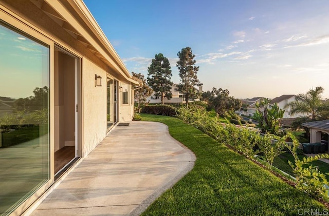 1808 Amalfi Dr, Encinitas, CA 92024 - view of yard featuring a patio